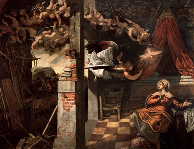 The Annunciation by Jacopo Robusti Tintoretto
